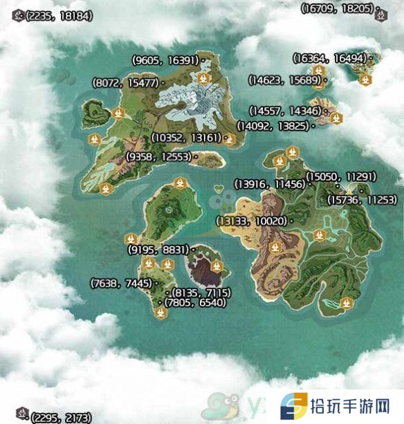 《创造与魔法》云斑鹦鸟位置分析