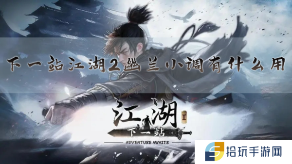 下一站江湖2幽兰小调有什么用 书籍作用介绍