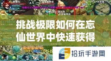 挑战极限如何在忘仙世界中快速获得稀有小龙人角色？