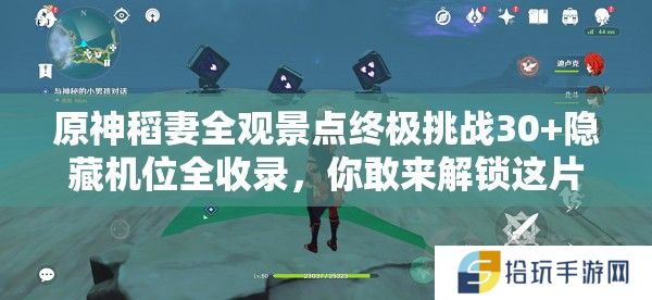 原神稻妻全观景点终极挑战30+隐藏机位全收录，你敢来解锁这片雷光与樱色的秘境地图吗？