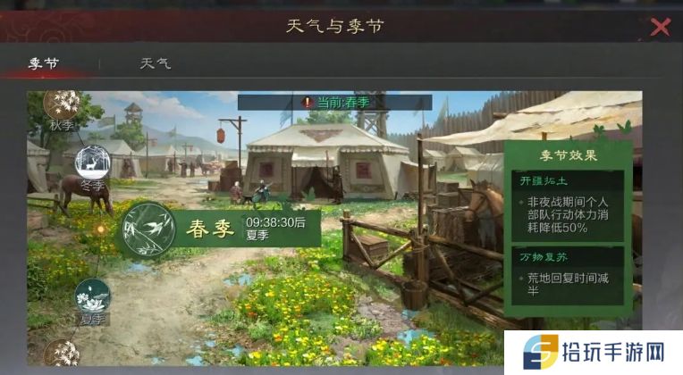 率土之滨四序天象怎么玩