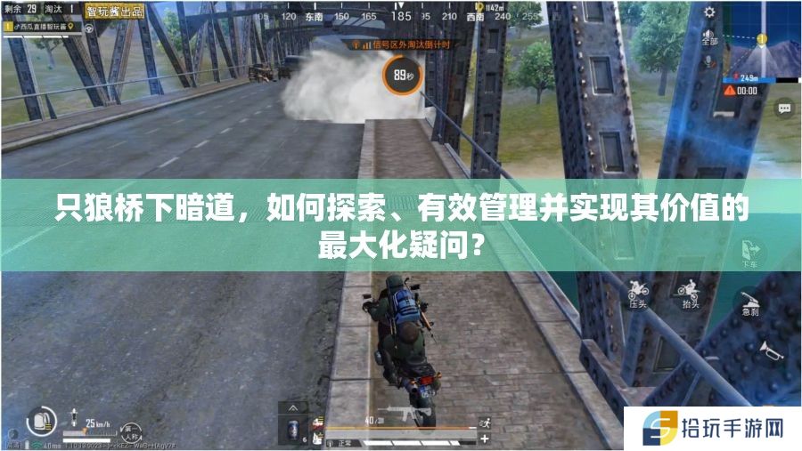 只狼桥下暗道，如何探索、有效管理并实现其价值的最大化疑问？