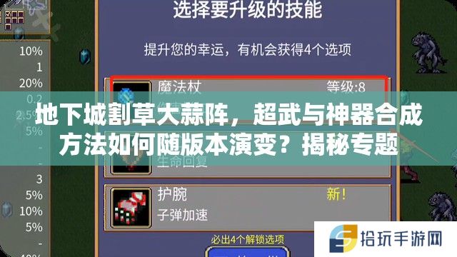 地下城割草大蒜阵，超武与神器合成方法如何随版本演变？揭秘专题